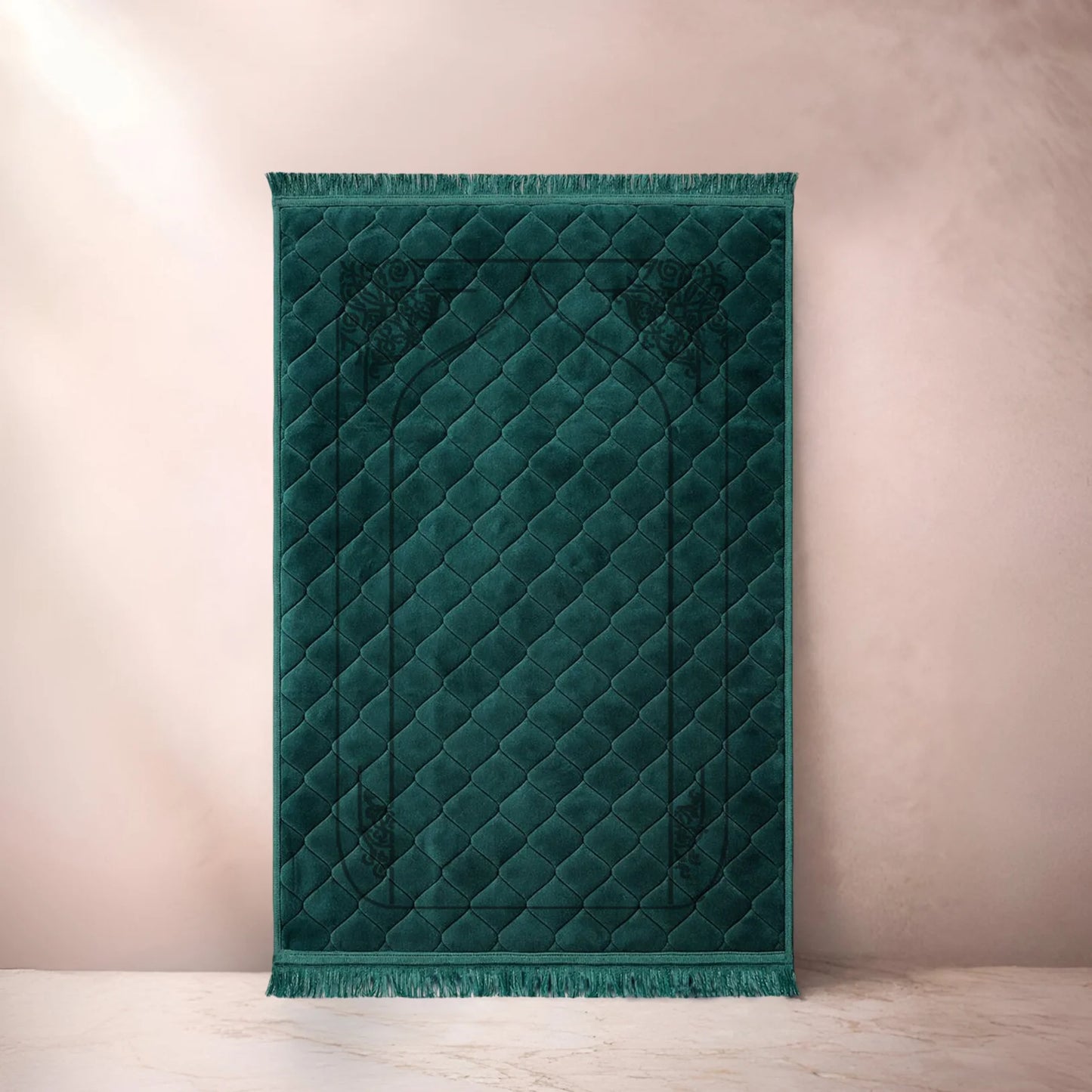 Green Gumbad & Flower - Embossed