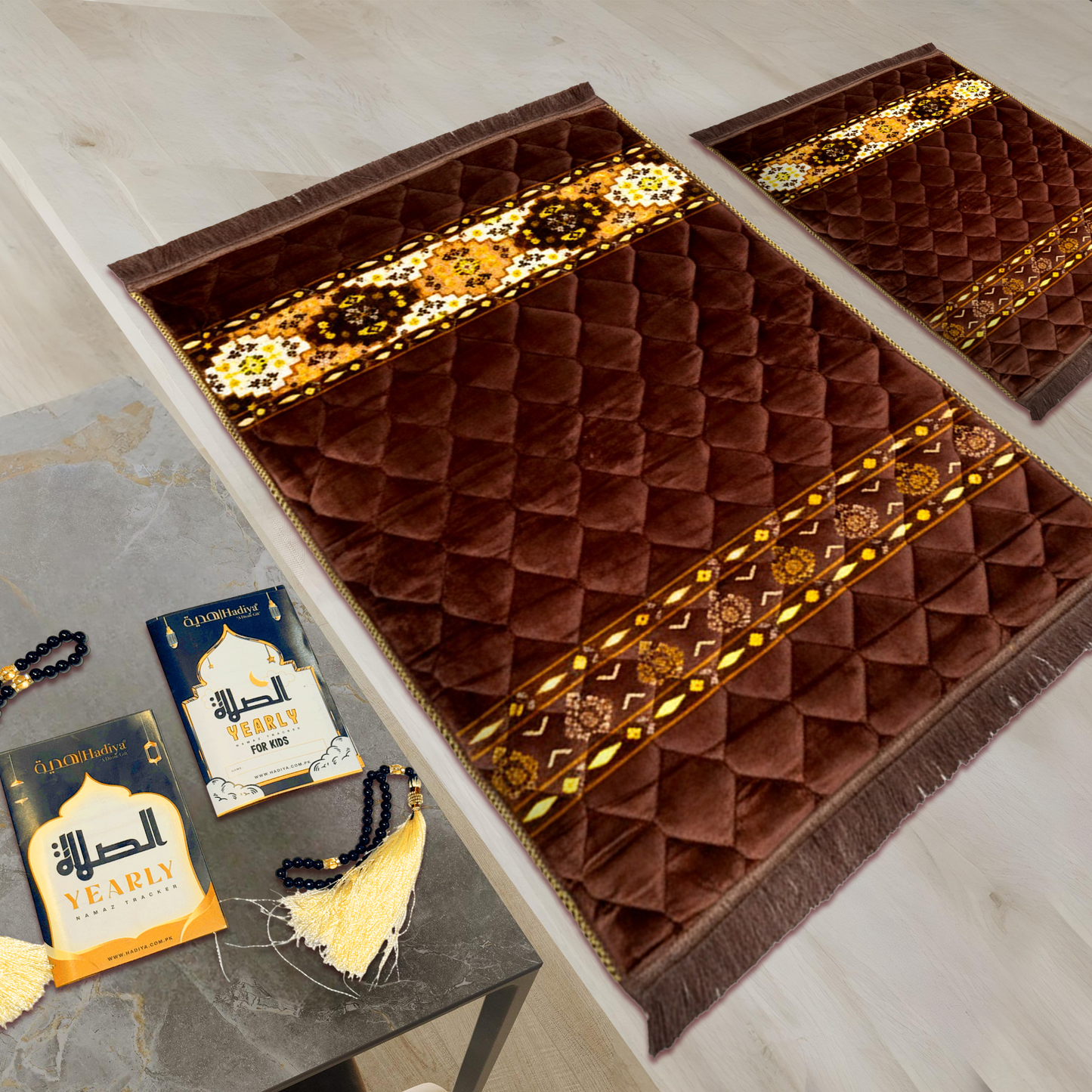 Brown Rhombus Shape - Salah Harmony