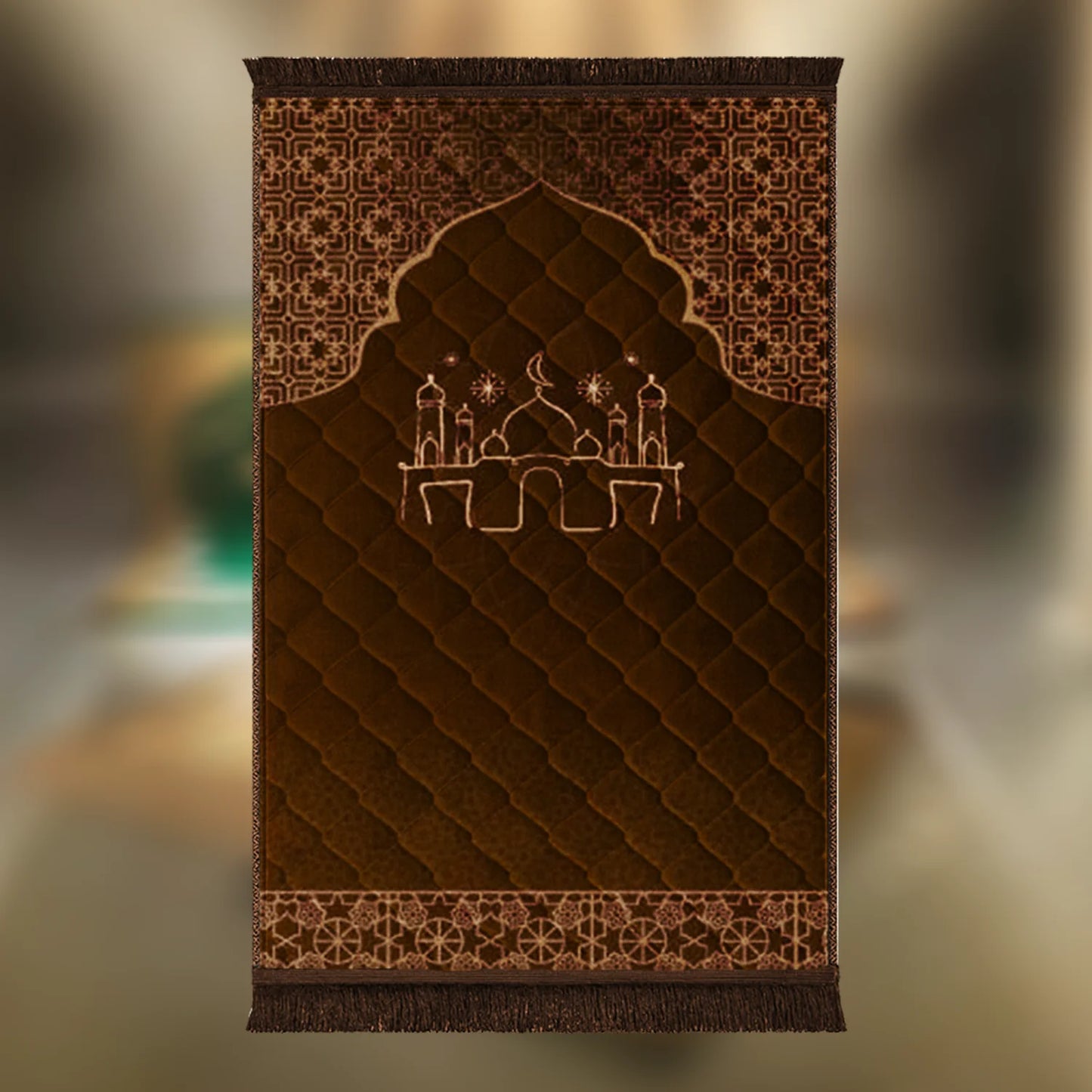 Brown Mosque & Flowers - Budget