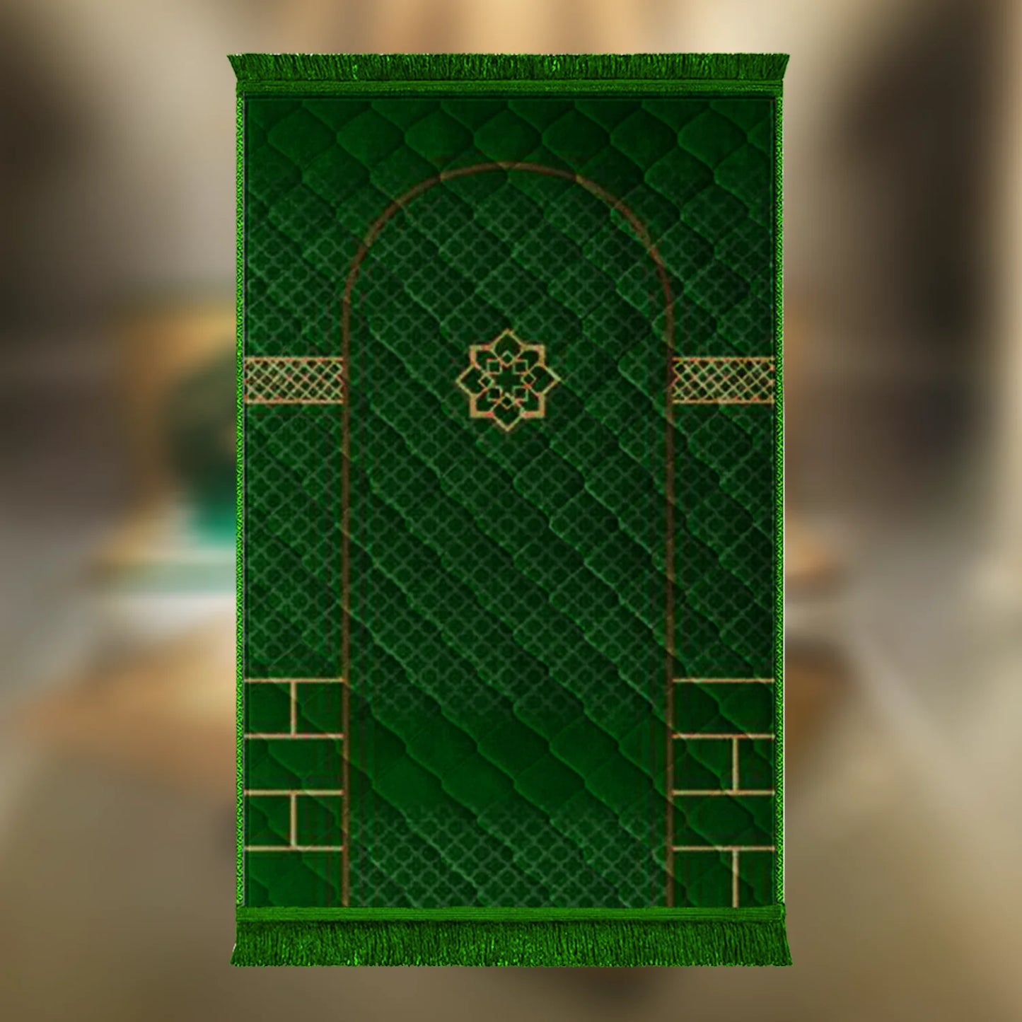 Green Ghilaf & Flower - Budget