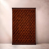 Brown 1 Flower - Embossed