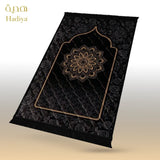 Black Mosque Motive Leaf & Flower - Lite