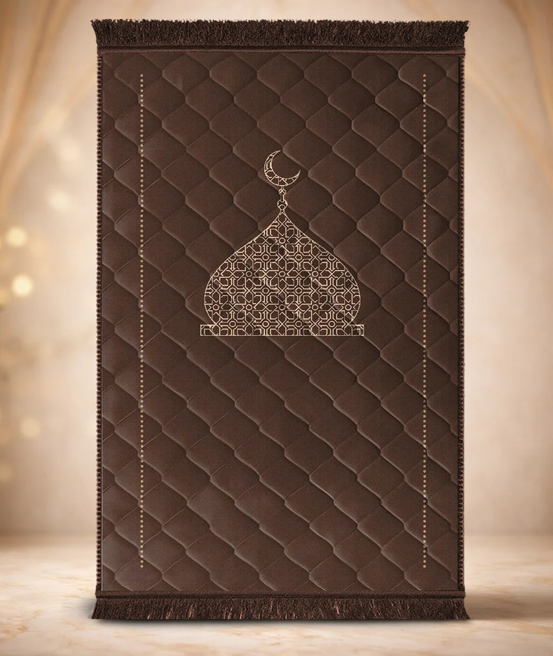 Light Brown Mosque & Moon - Exclusive