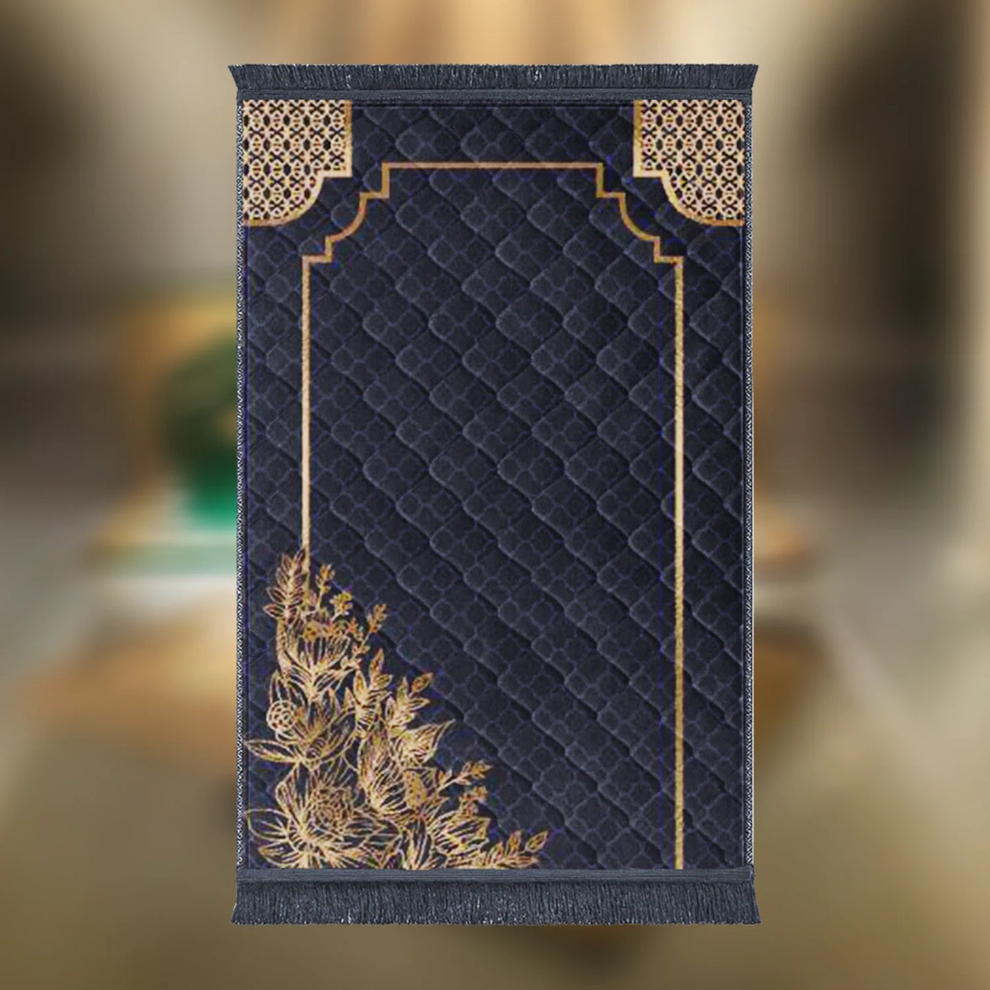 Grey Motive Leaf & Flower - Budget