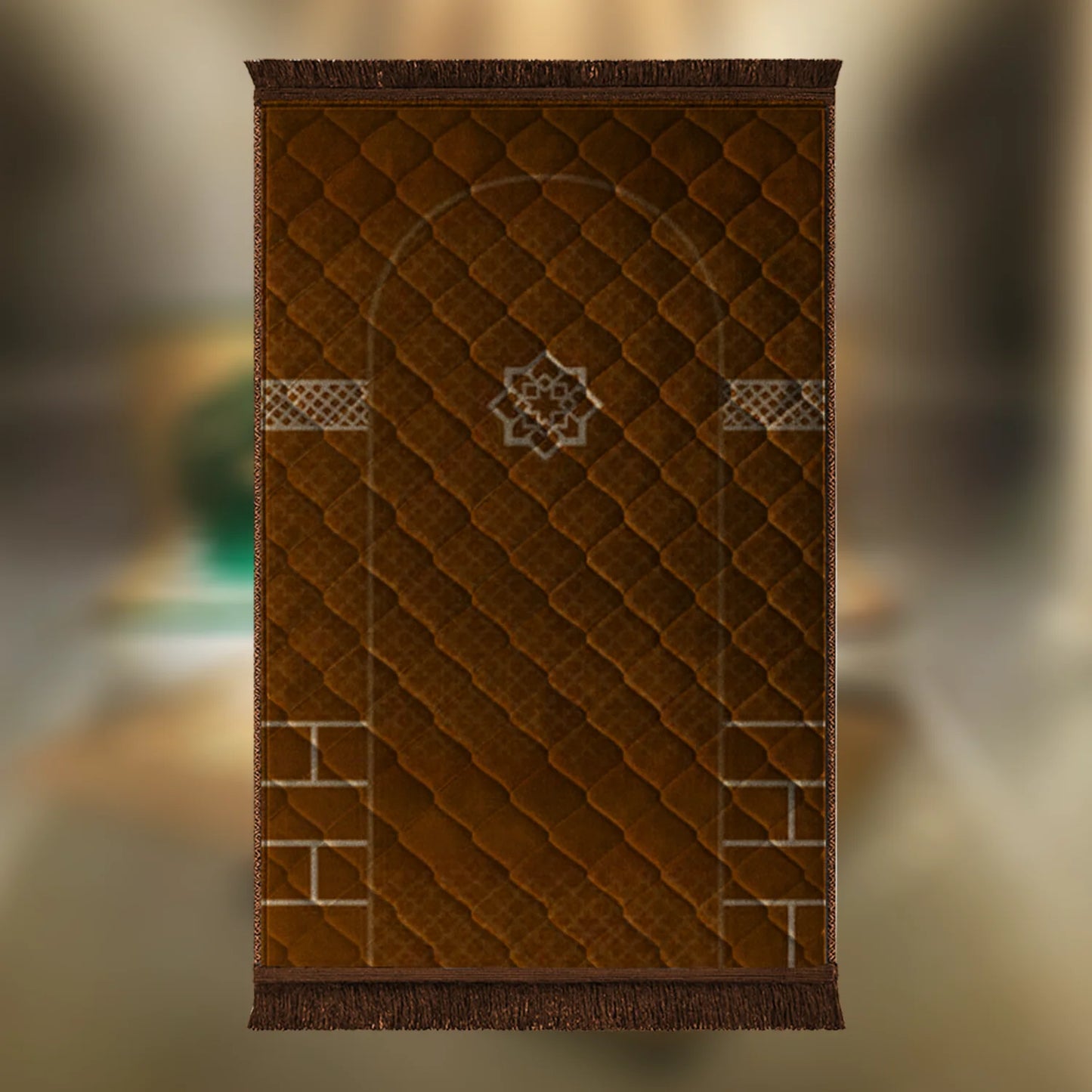 Brown Ghilaf & Flower - Budget