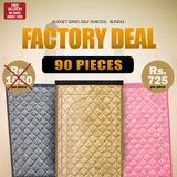 Budget Self Embossed Bundle - Factory Deal - 90 Pcs