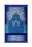 Navy Blue Mosque Gumbad With Pillars - Lite