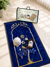 Navy Blue Colorfull Flowers - Sukoon Pack