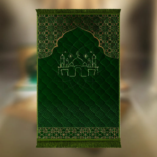 Green Mosque & Flowers - Budget