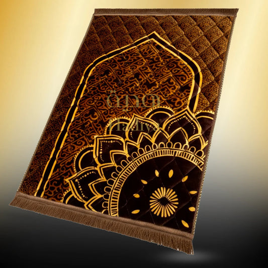 Chocolate Brown 1 Flower - Gold