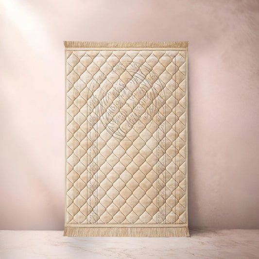 Light Brown 1 Flower - Embossed