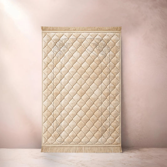 Light Brown Gumbad & Flower - Embossed