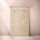 Light Brown Gumbad & Flower - Embossed