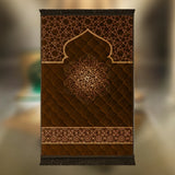 Brown Gumbad Motive & Flower - Budget