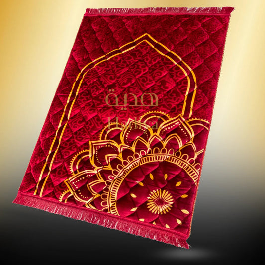 Mahroon 1 Flower - Gold