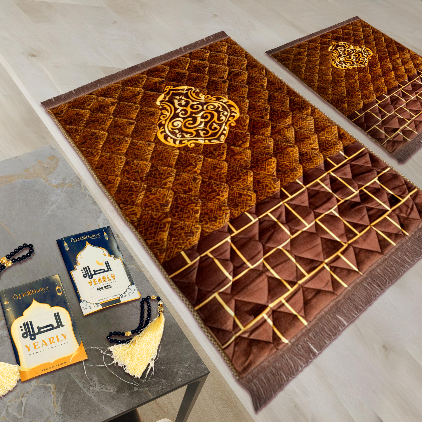 Brown Ghilaf e Kaaba - Salah Harmony