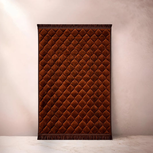 Brown 1 Flower - Embossed