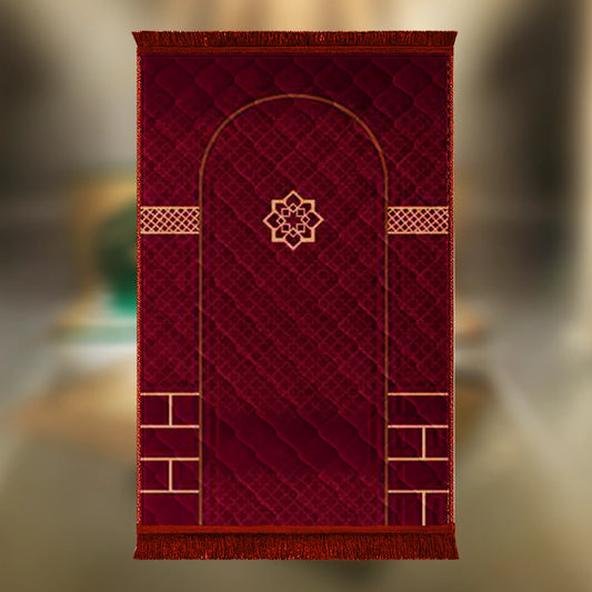 Mehroon Ghilaf & Flower - Budget