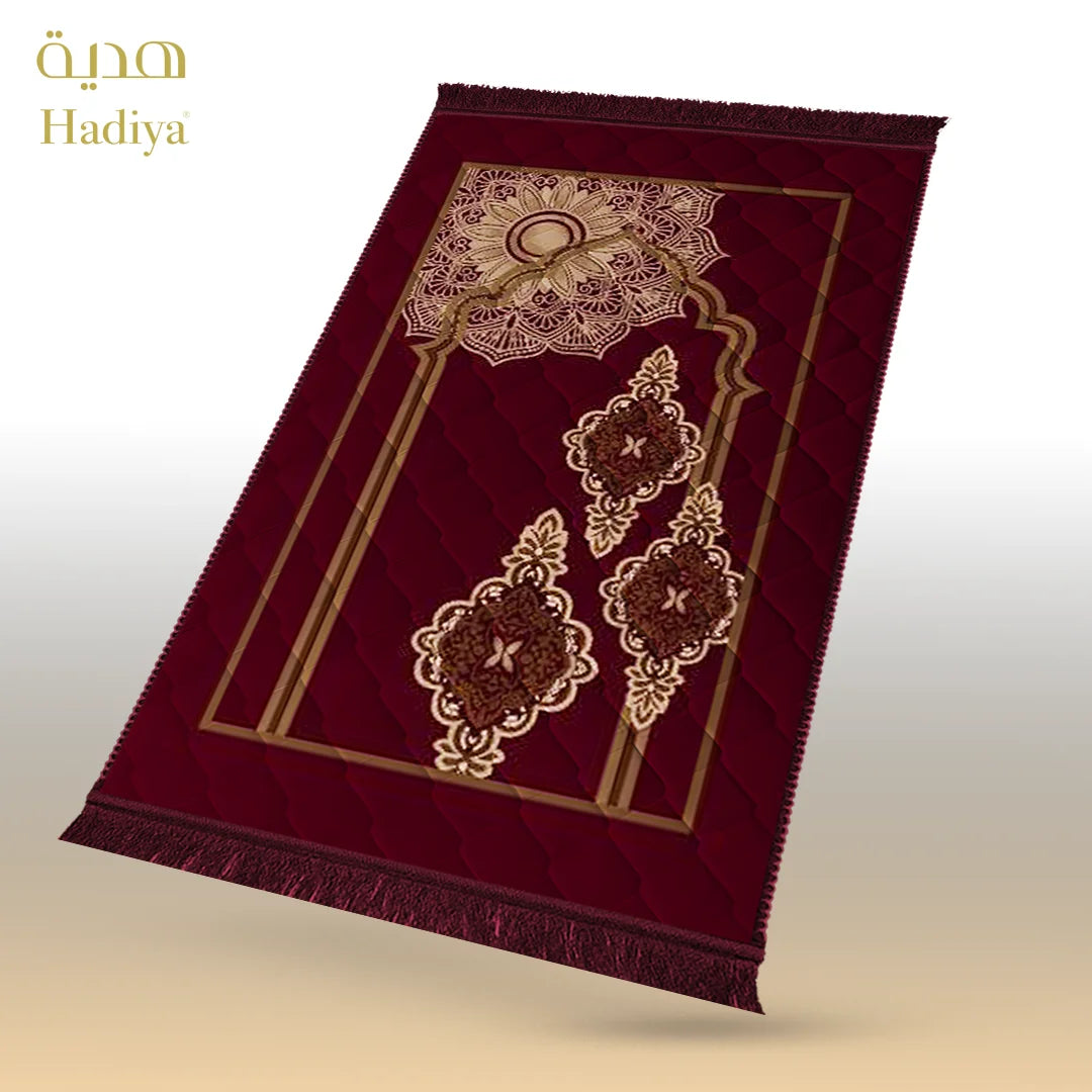 Mahroon 3 Flowers - Lite