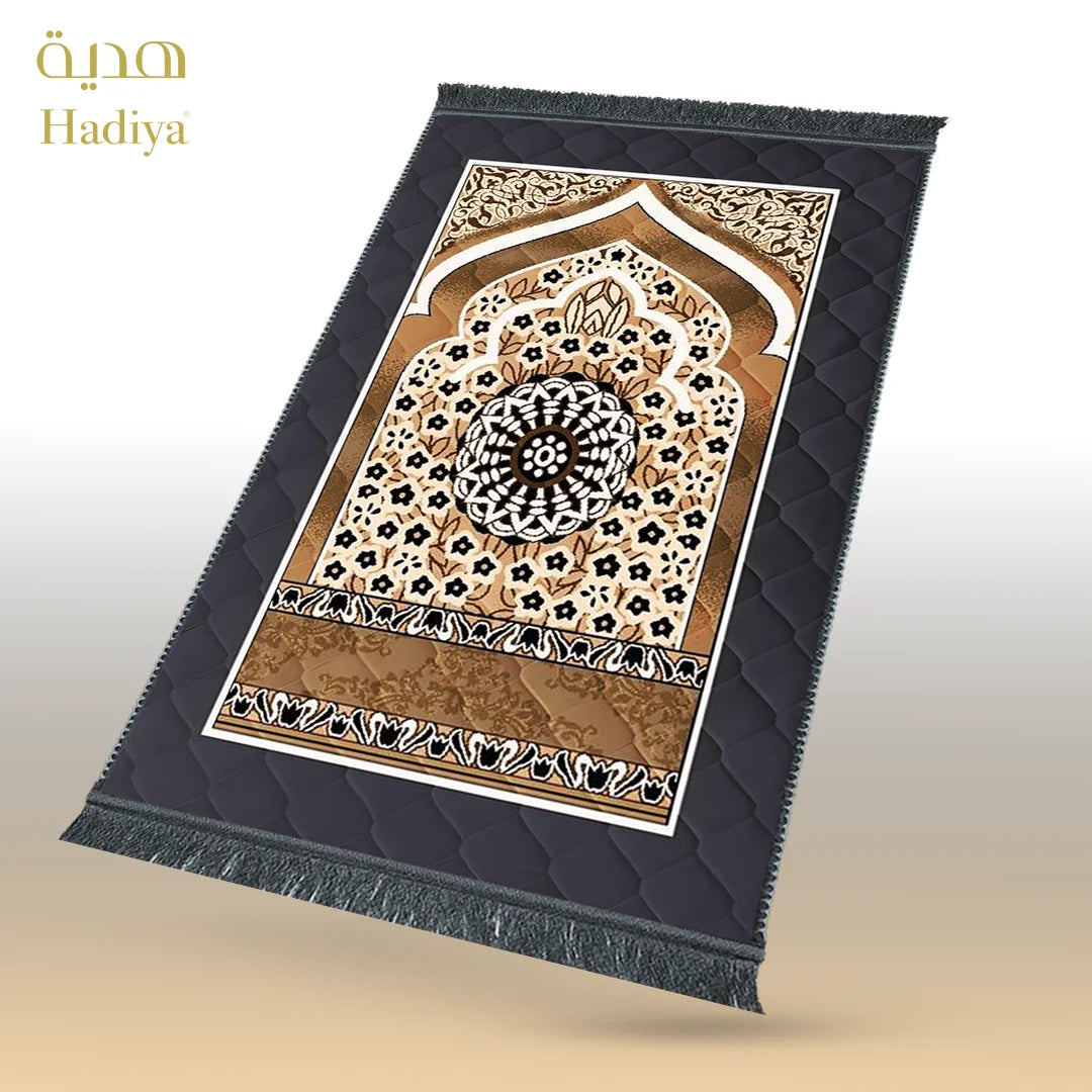 Grey Mosque Motive & Flower - Lite