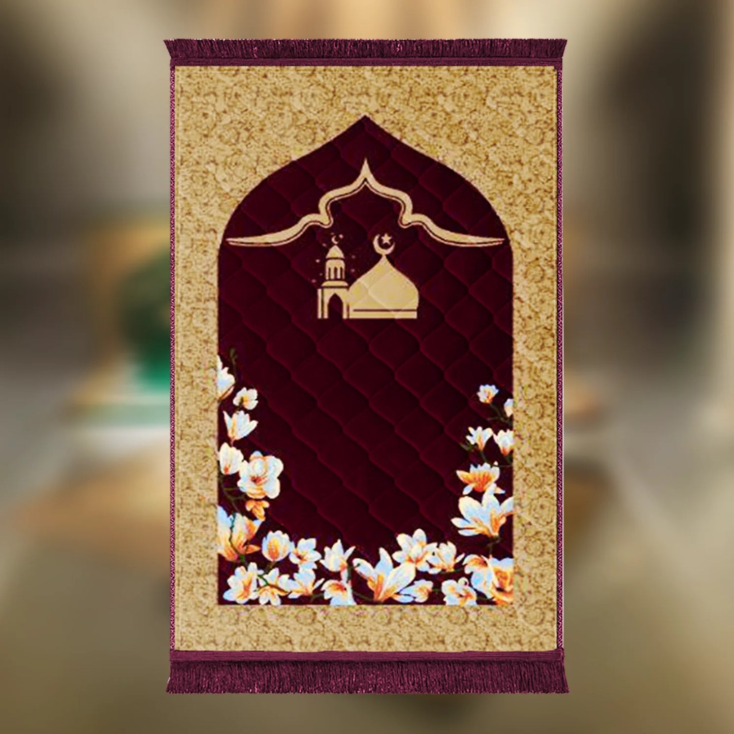 Mehroon Gumbad e Khizra & Flower - Budget