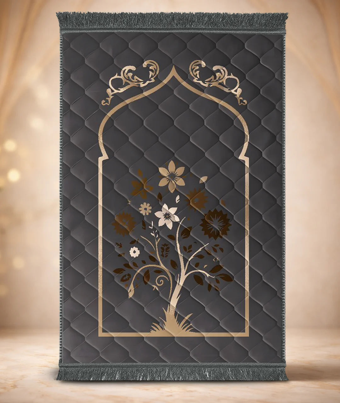 Grey Colorful Flower - Exclusive