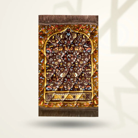 Chocolate Brown Leaf & Flowers - Kids