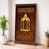 Chocolate Brown Maqam e Ibrahim - Gold