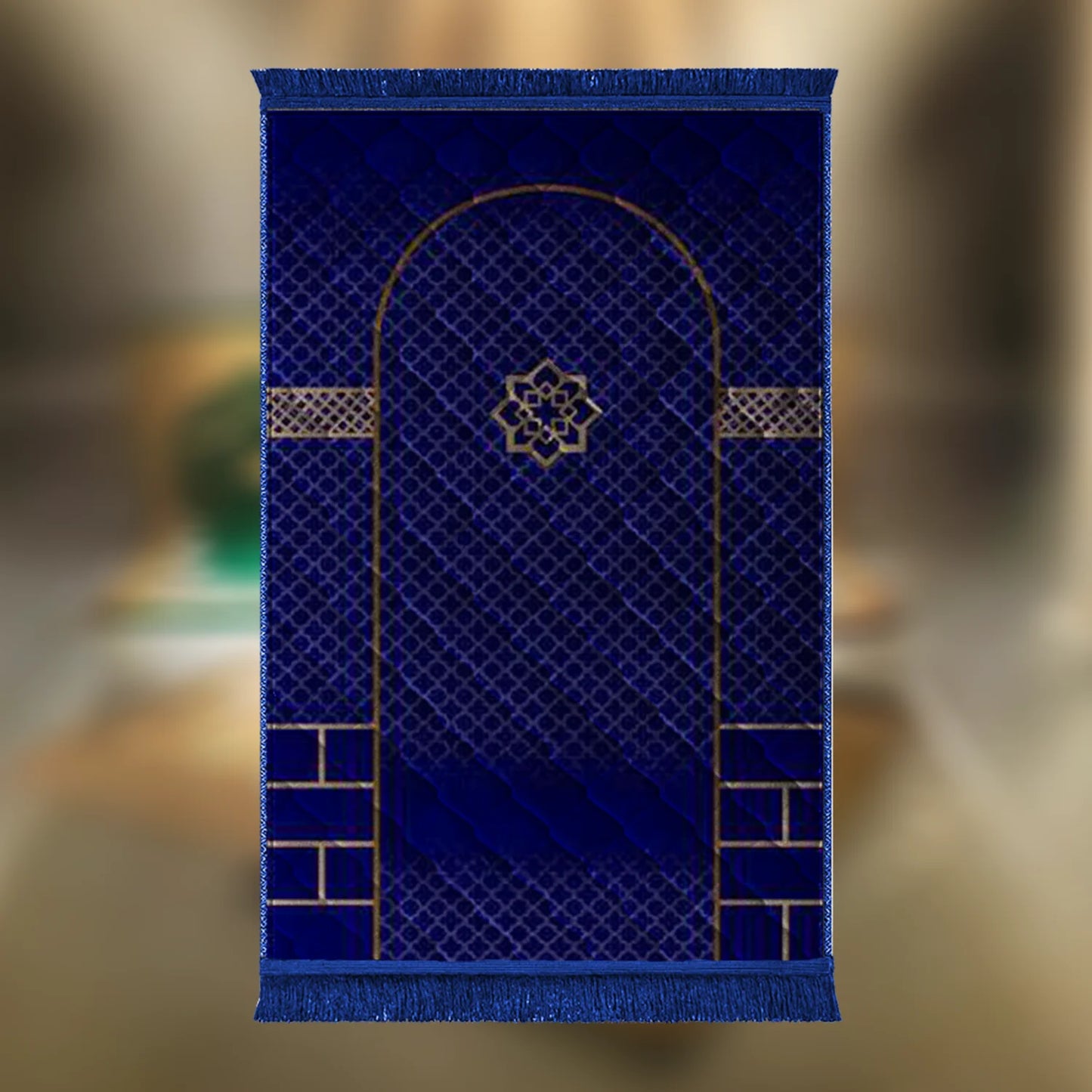 Blue Ghilaf & Flower - Budget