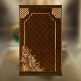 Brown Motive Leaf & Flower - Budget