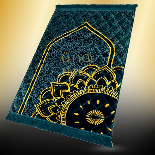 Black 1 Flower - Gold