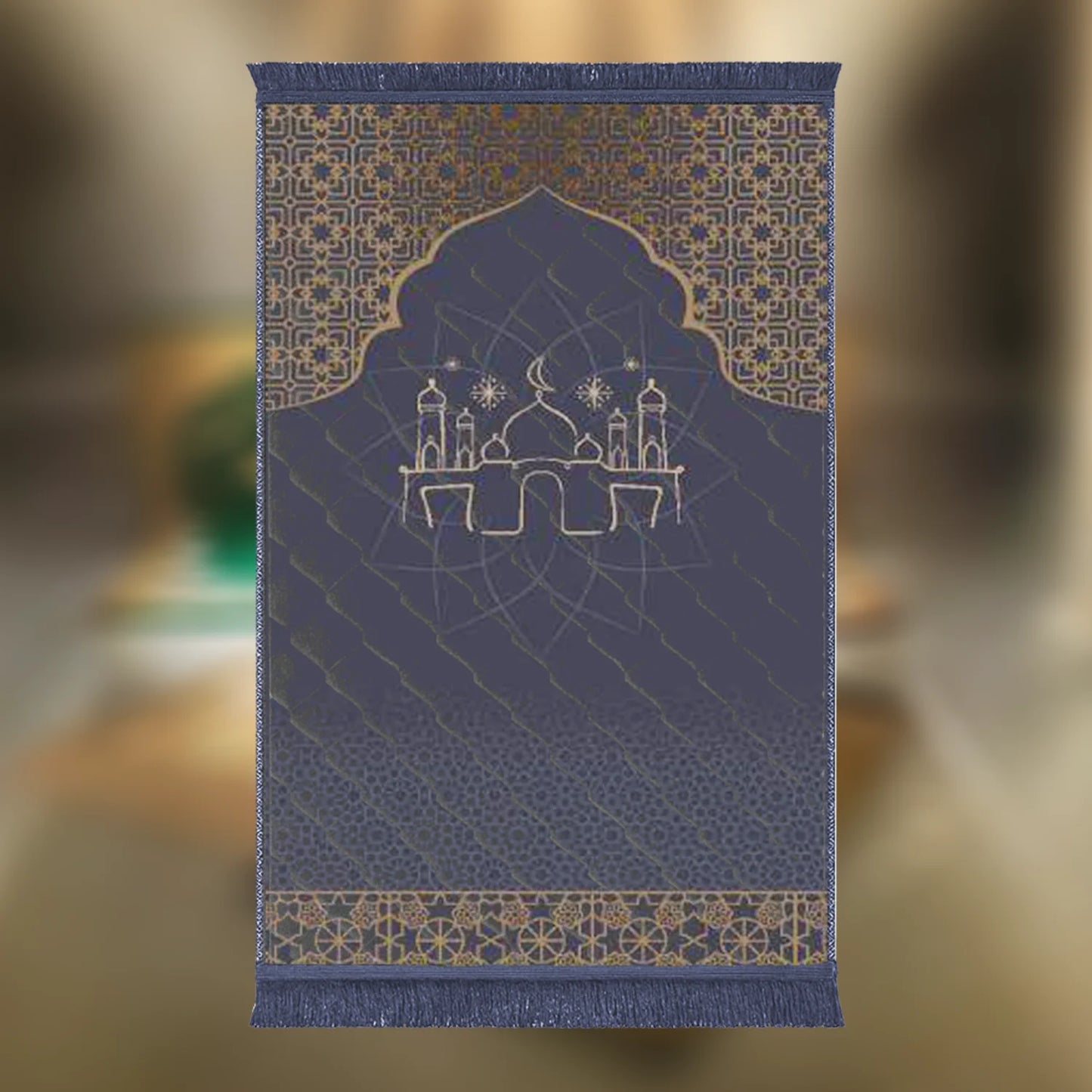 Grey Mosque & Flowers - Budget