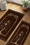 Brown Colorfull Flower - Couple Pack