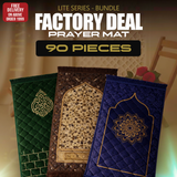 LITE SERIES PRAYER MAT BUNDLE FACTORY DEAL 90 PIECES