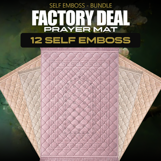Self Emboss - Factory Deal - 12 Pieces