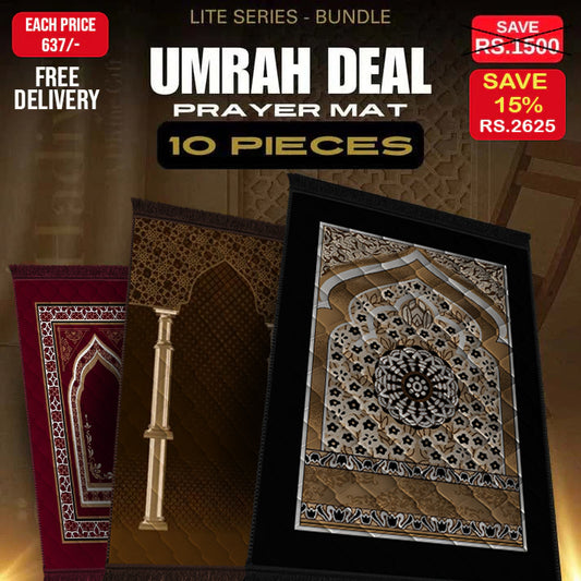 Lite Series Bundle - Umrah Deal - 10 Pieces